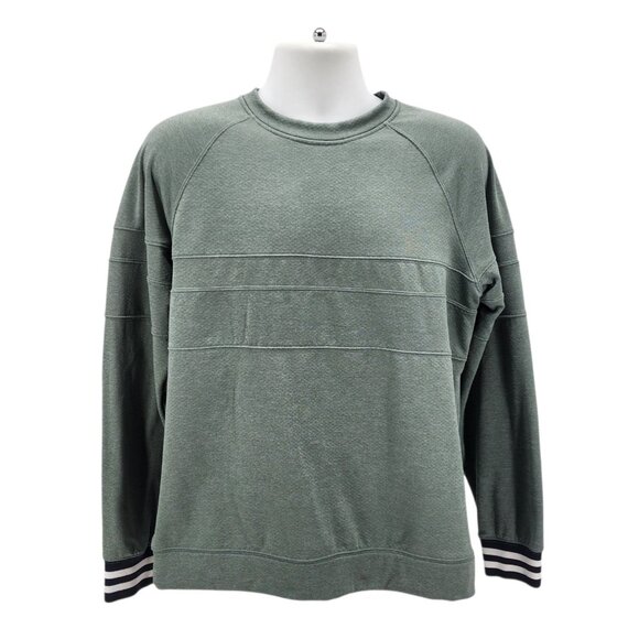 Cotopaxi Mens Large Sweatshirt Bandera Crew Sage Green Technical Grid Fleece - Picture 1 of 9